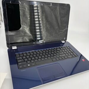 HP Pavilion 17-e049wm Laptop 17.3" AMD A4-5000 4GB RAM 750GB HDD Blue Silver
